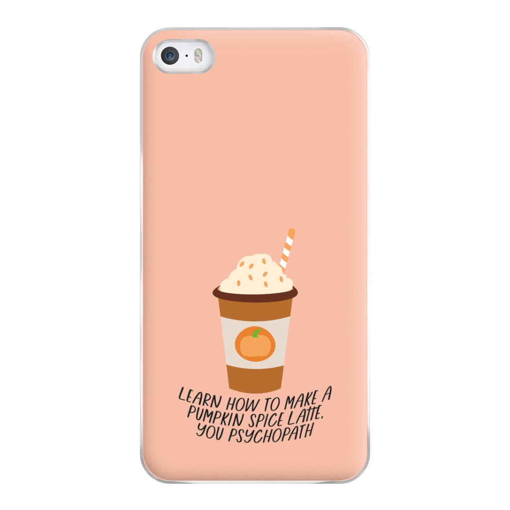 Learn How To Make A Pumpkin Spice Latte - Halloween Queens Phone Case for iPhone 5 / 5s / SE 2016