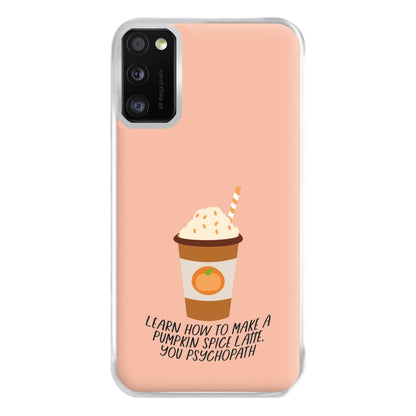 Learn How To Make A Pumpkin Spice Latte - Halloween Queens Phone Case for Galaxy A41