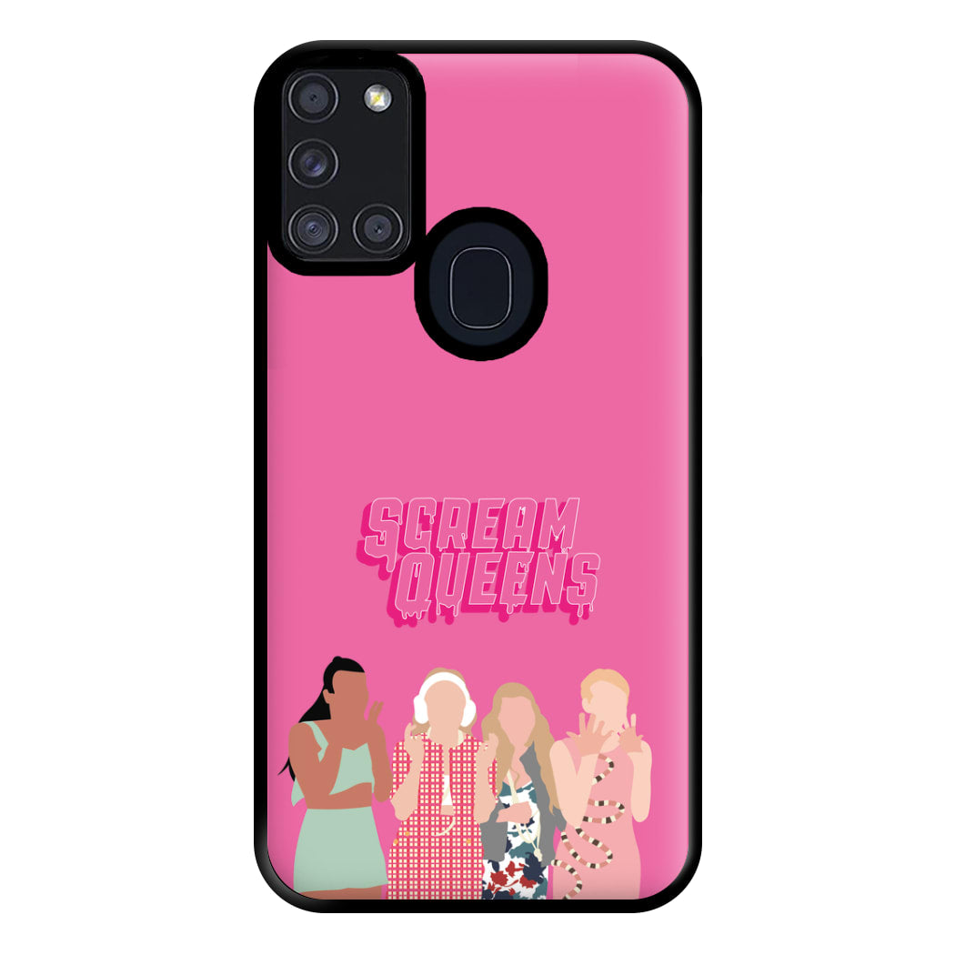 Group - Halloween Queens Phone Case for Galaxy A21s