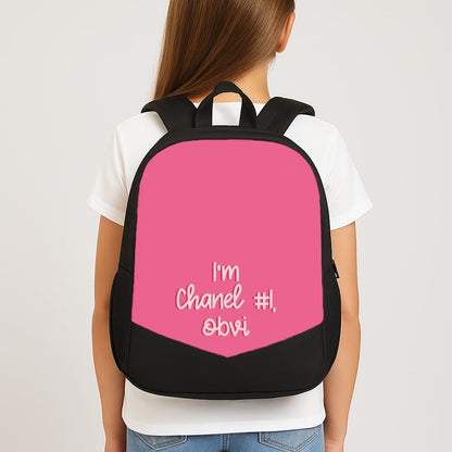 I'm Chanel Number One Obvi - Halloween Queens School Bag