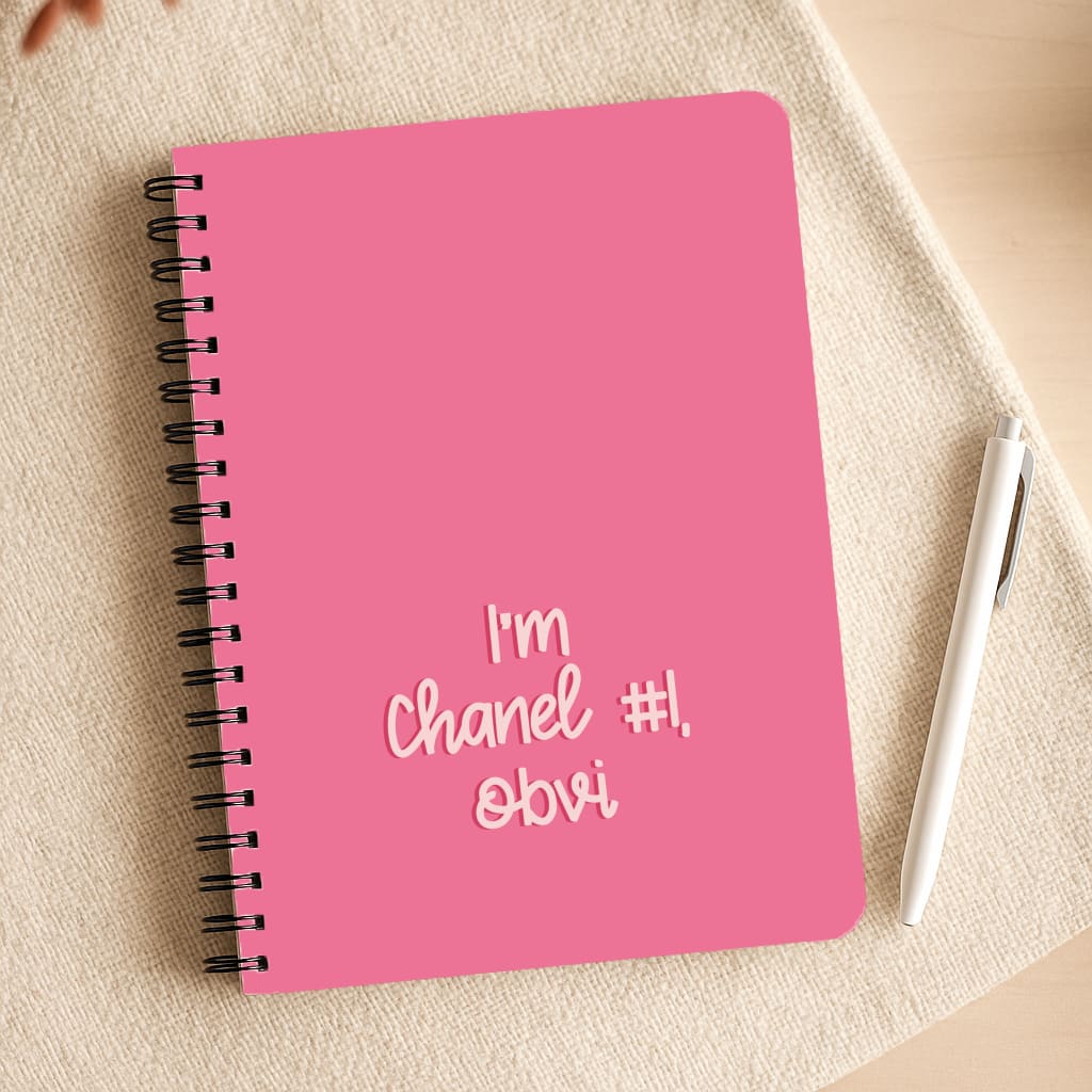I'm Chanel Number One Obvi - Halloween Queens Notepad