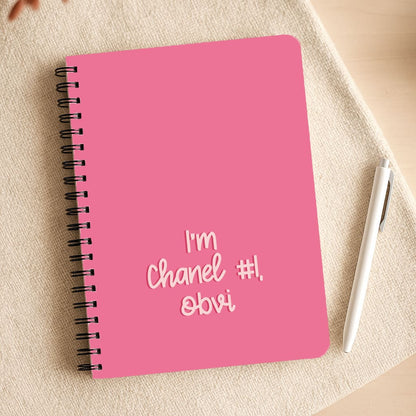 I'm Chanel Number One Obvi - Halloween Queens Notepad