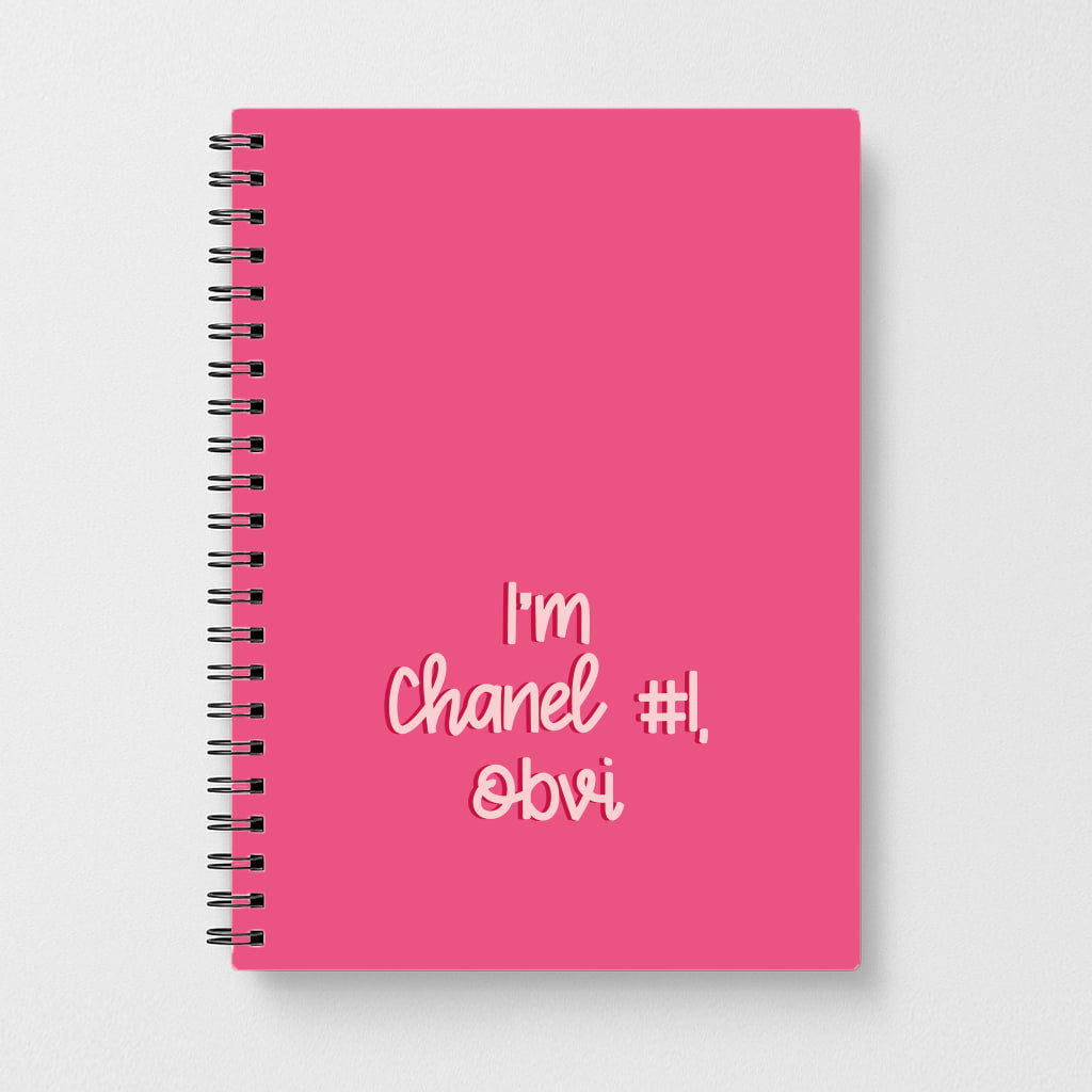 I'm Chanel Number One Obvi - Halloween Queens Notebook