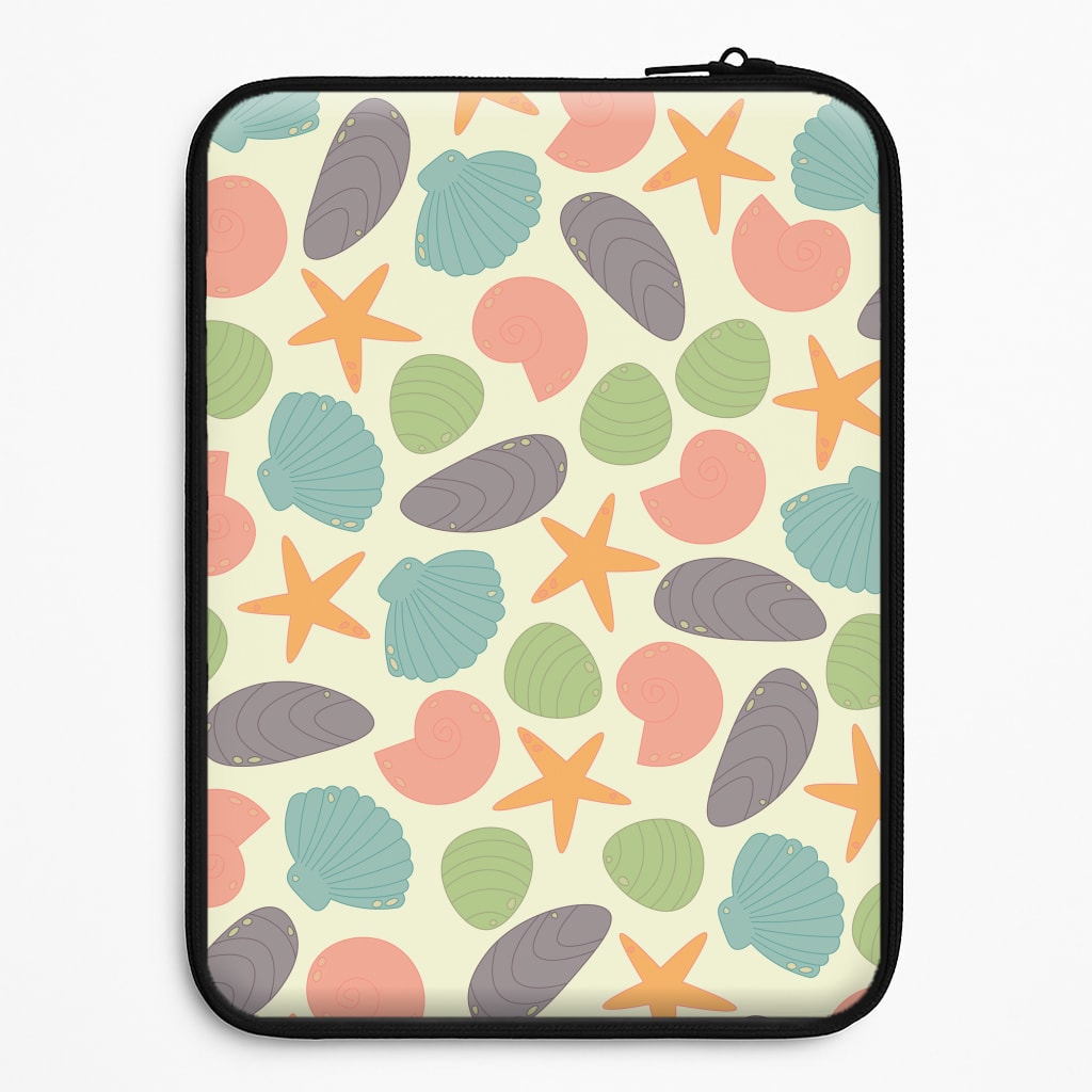 Seashells Pattern 1  Laptop Sleeve