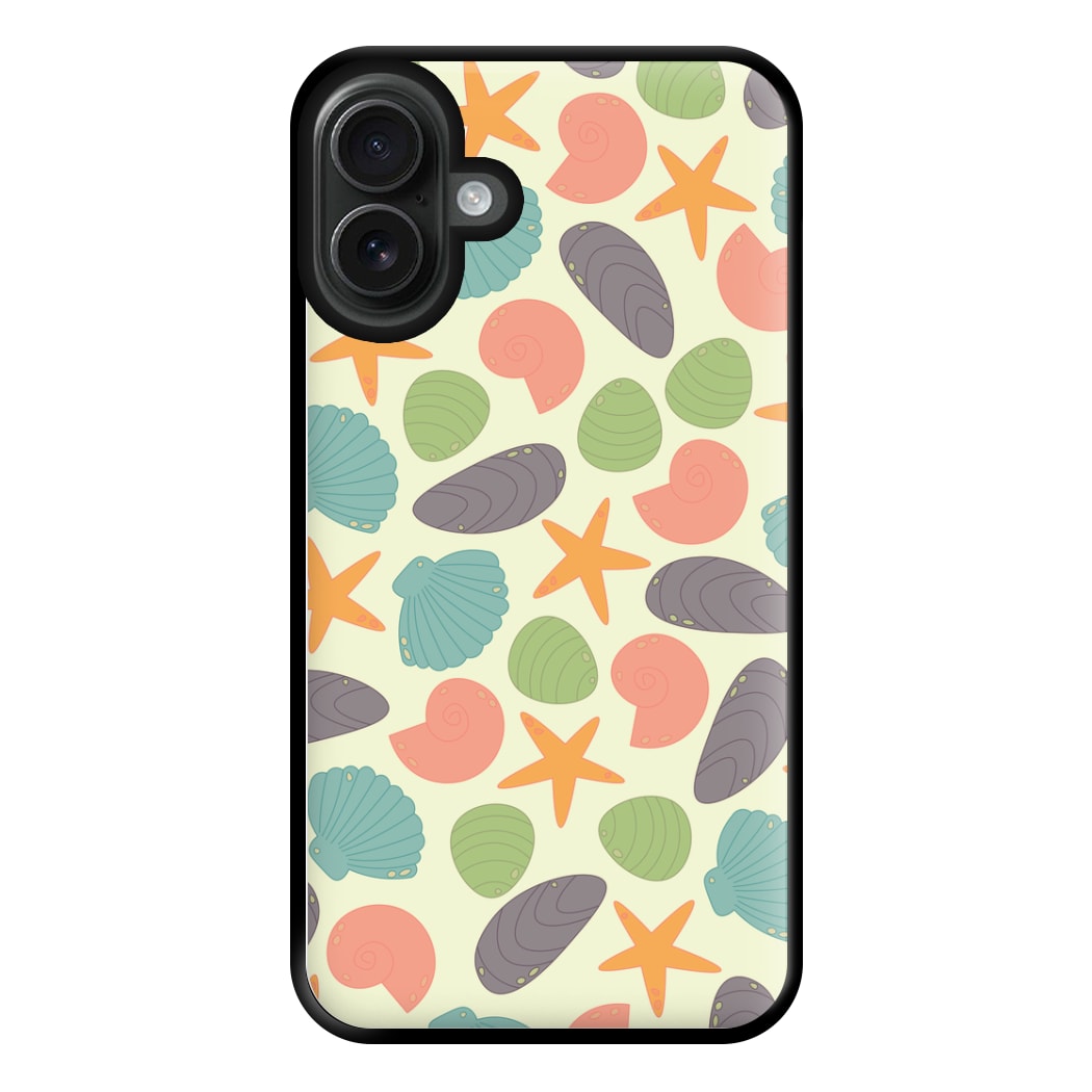 Seashells Pattern 1  Phone Case for iPhone 16 Plus