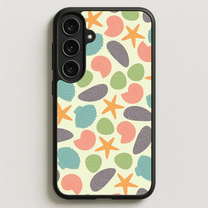 Seashells Pattern 1 Phone Case for Galaxy S25FE