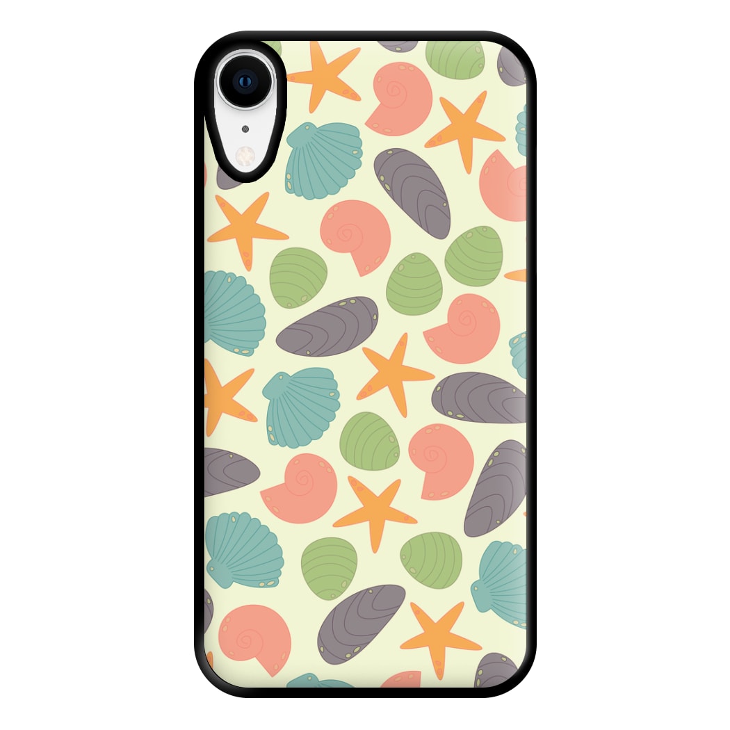 Seashells Pattern 1  Phone Case for iPhone XR