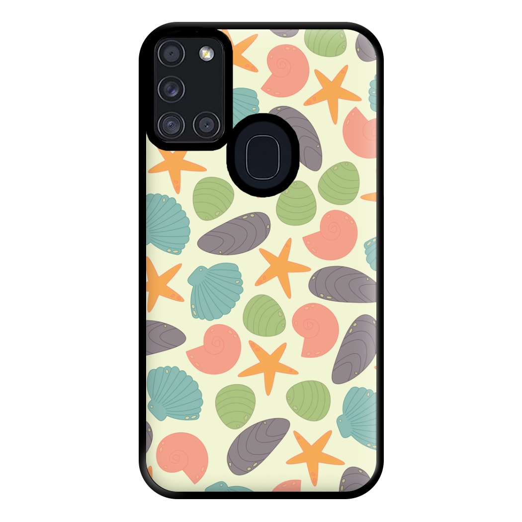 Seashells Pattern 1  Phone Case for Galaxy A21s