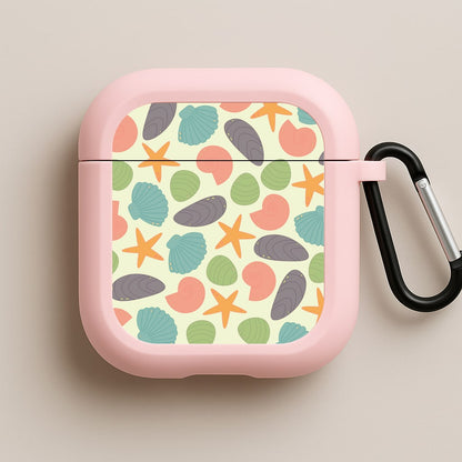 Seashells Pattern 1  Pink AirPods Case