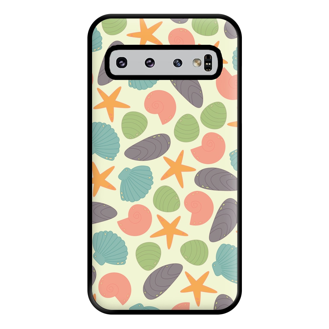 Seashells Pattern 1  Phone Case for Galaxy S10 Plus