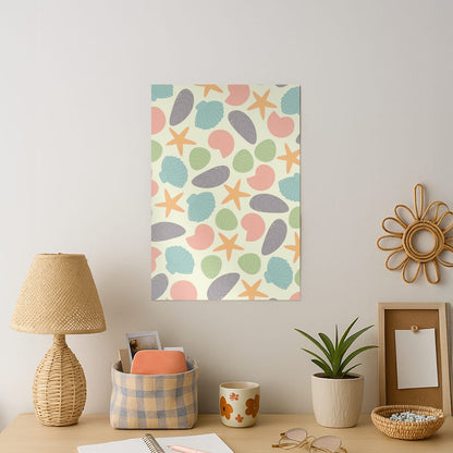 Seashells Pattern 1  Art Print