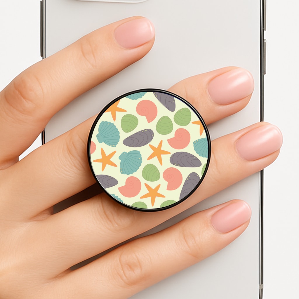 Seashells Pattern 1  Phone Grip