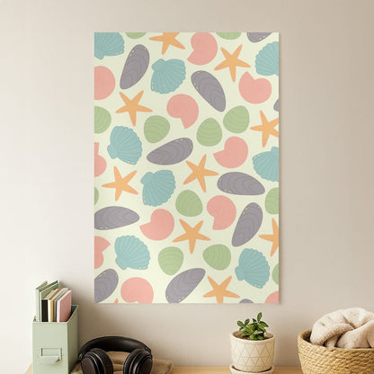 Seashells Pattern 1  Poster