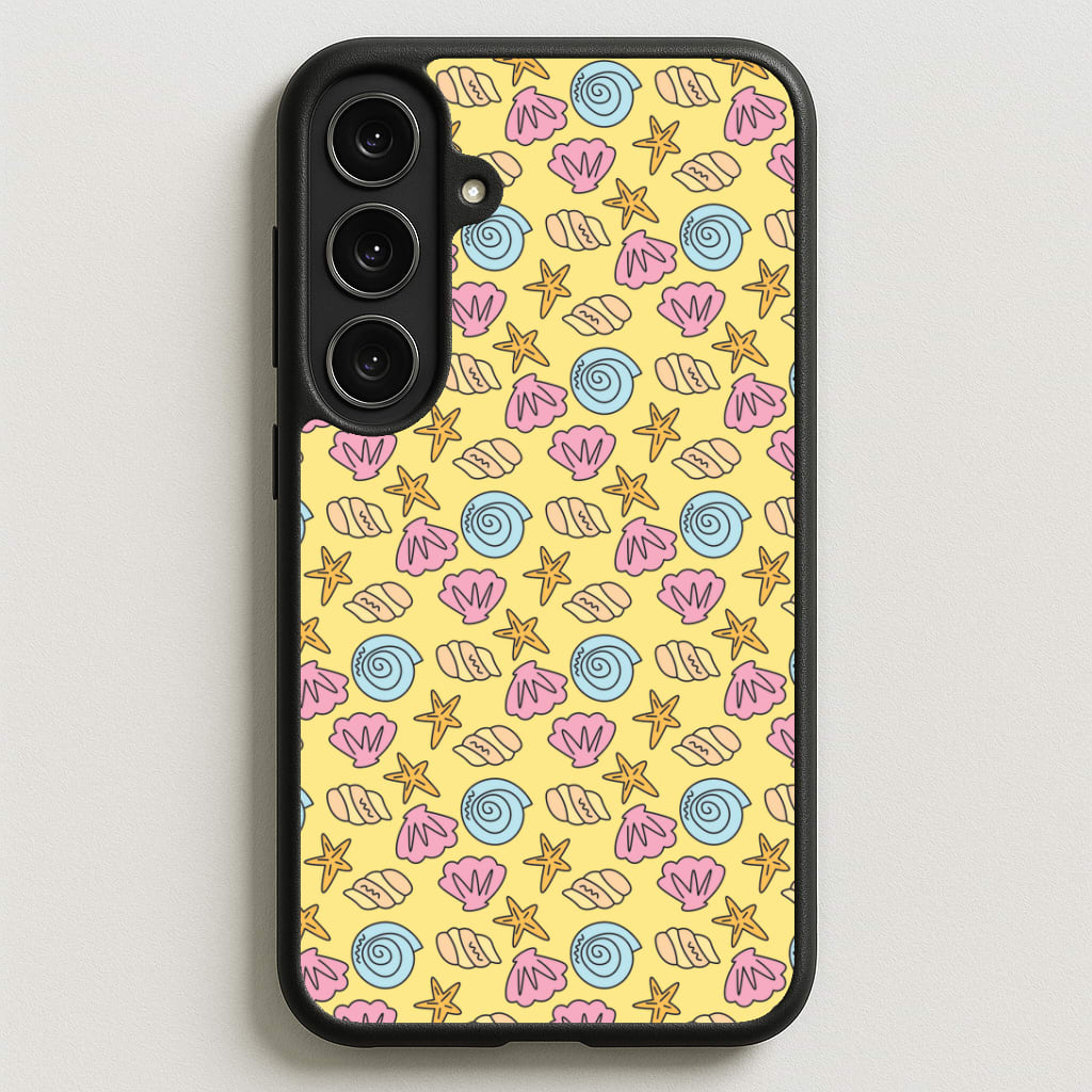 Seashells Pattern 2 Phone Case for Galaxy S25FE