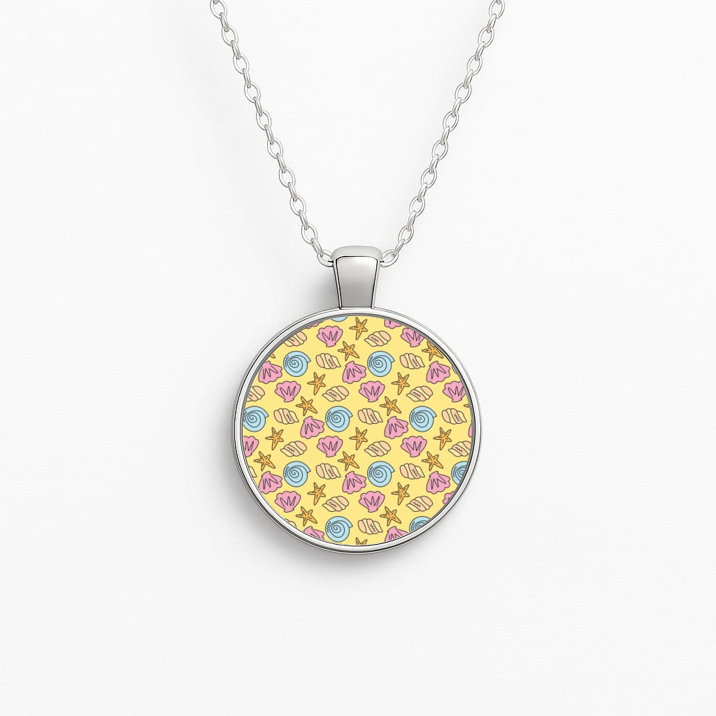 Seashells Pattern 2 Necklace