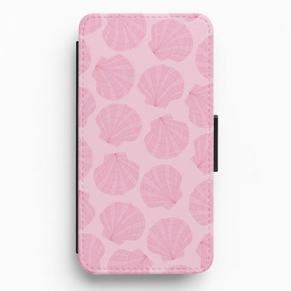 Seashells Pattern 3 Flip / Wallet Phone Case