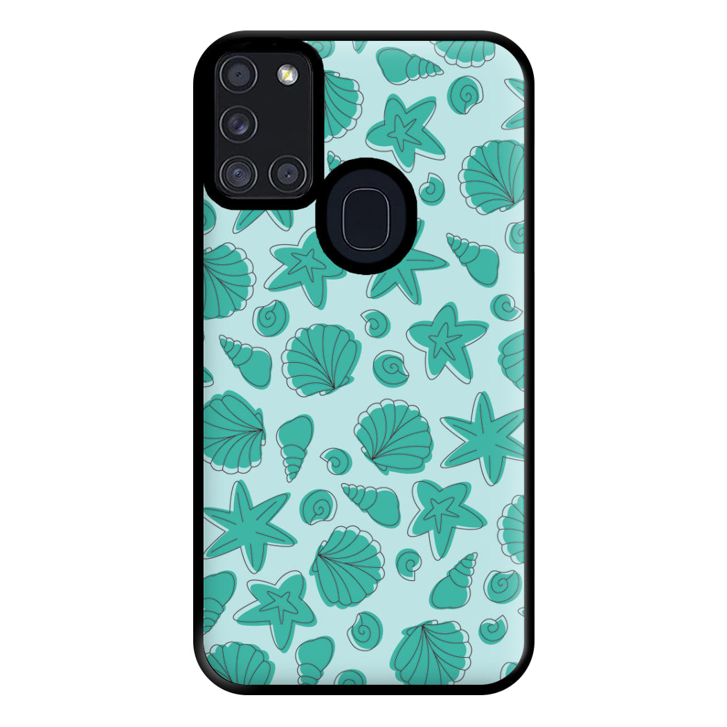 Seashells Pattern 4 Phone Case for Galaxy A21s