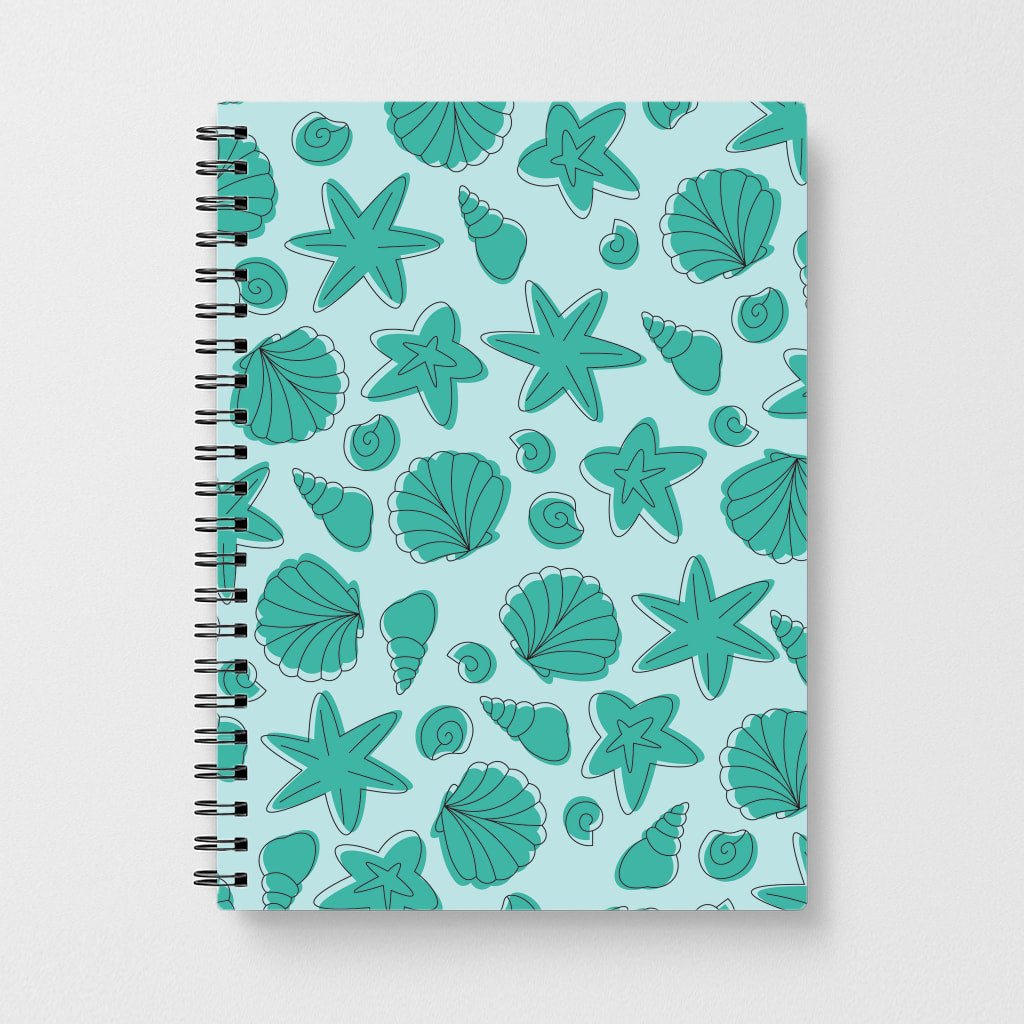 Seashells Pattern 4 Notebook