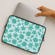 Seashells Pattern 4 Laptop Sleeve 2