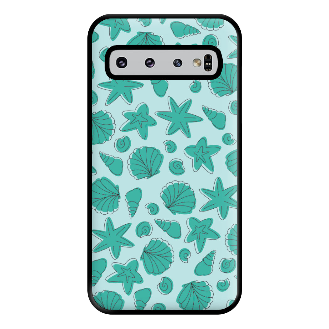 Seashells Pattern 4 Phone Case for Galaxy S10 Plus