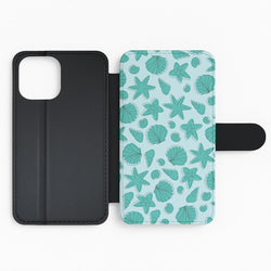 Seashells Pattern 4 Flip Phone Case