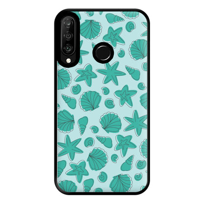 Seashells Pattern 4 Phone Case for Huawei P30 Lite