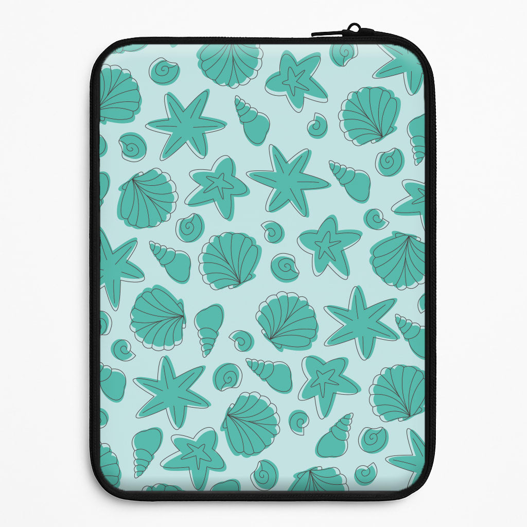 Seashells Pattern 4 Laptop Sleeve