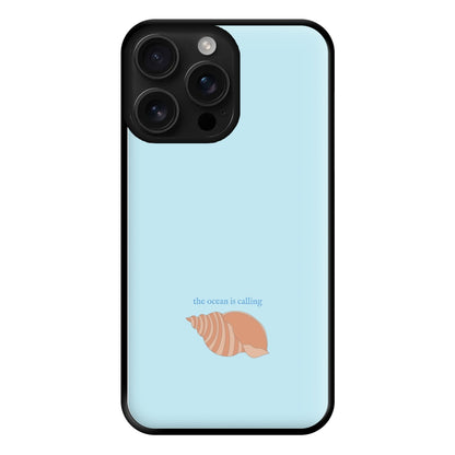 The Ocean Is Calling - Seashells Phone Case for iPhone 16 Pro Max