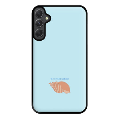 The Ocean Is Calling - Seashells Phone Case for Galaxy A34