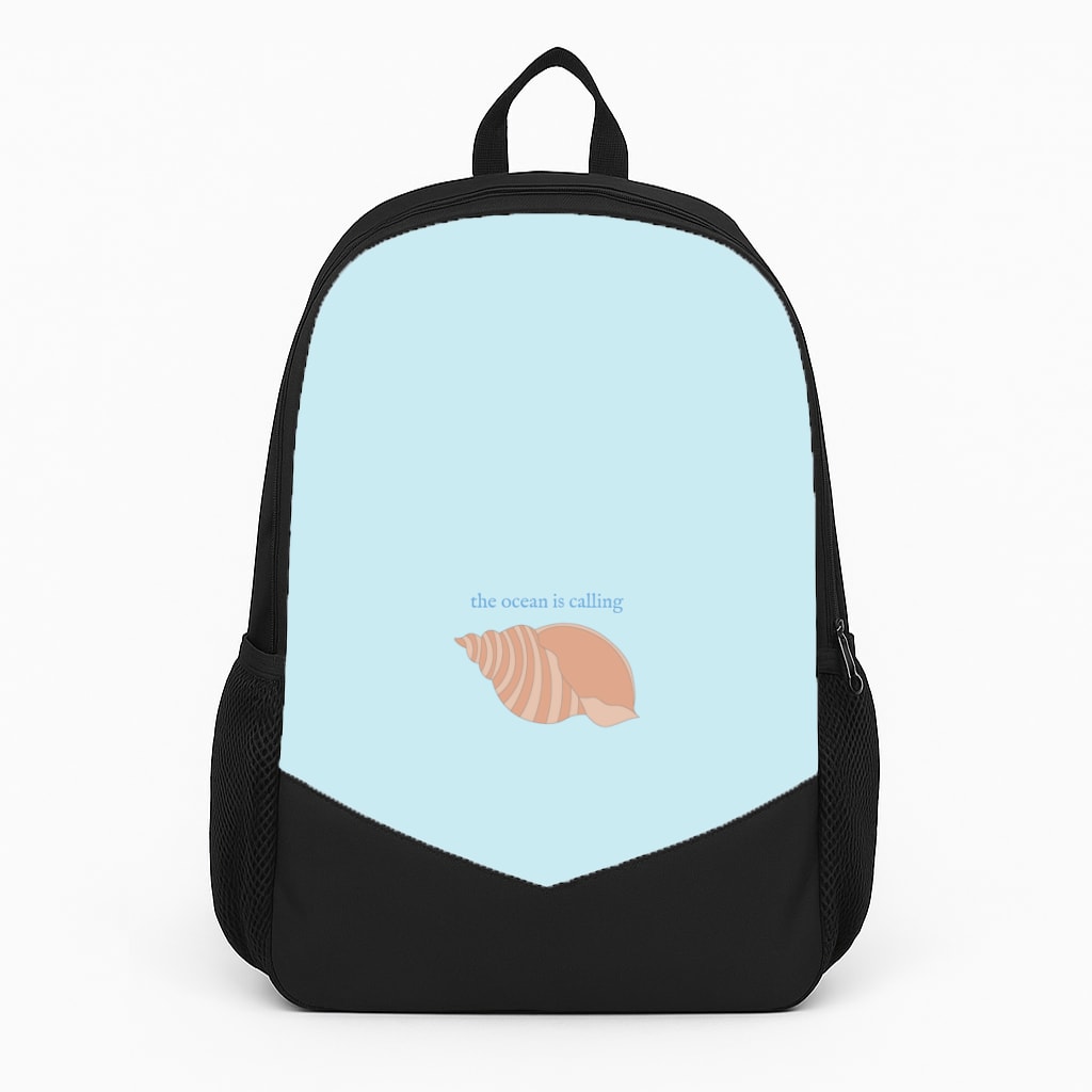 The Ocean Is Calling - Seashells Backpack
