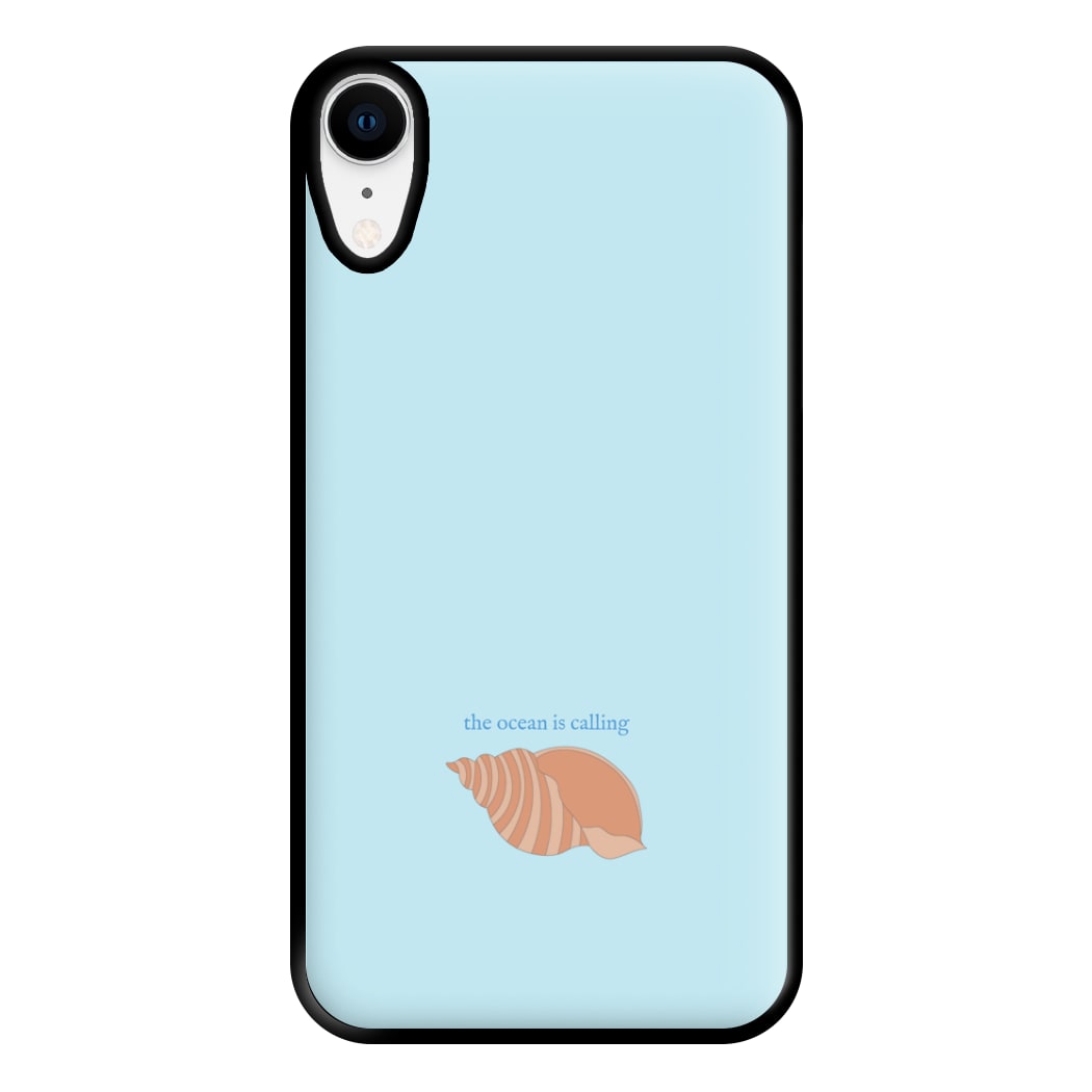 The Ocean Is Calling - Seashells Phone Case for iPhone XR