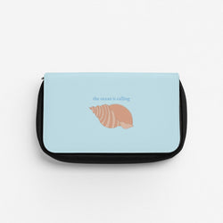 The Ocean Is Calling - Seashells Pencil Case