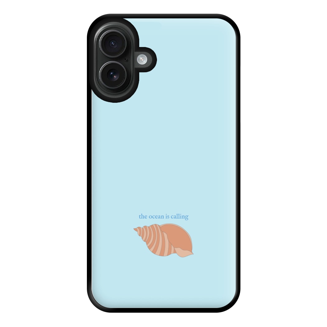 The Ocean Is Calling - Seashells Phone Case for iPhone 16 Plus