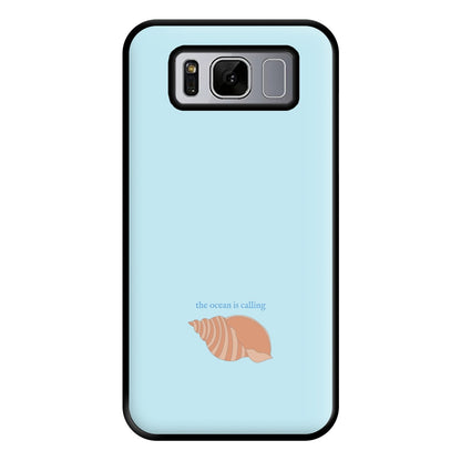 The Ocean Is Calling - Seashells Phone Case for Galaxy S8 Plus