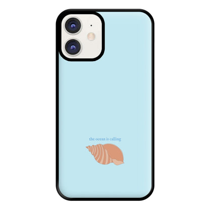 The Ocean Is Calling - Seashells Phone Case for iPhone 12 / 12 Pro