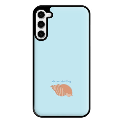 The Ocean Is Calling - Seashells Phone Case for Galaxy S23 Plus