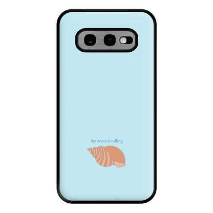 The Ocean Is Calling - Seashells Phone Case for Galaxy S10e