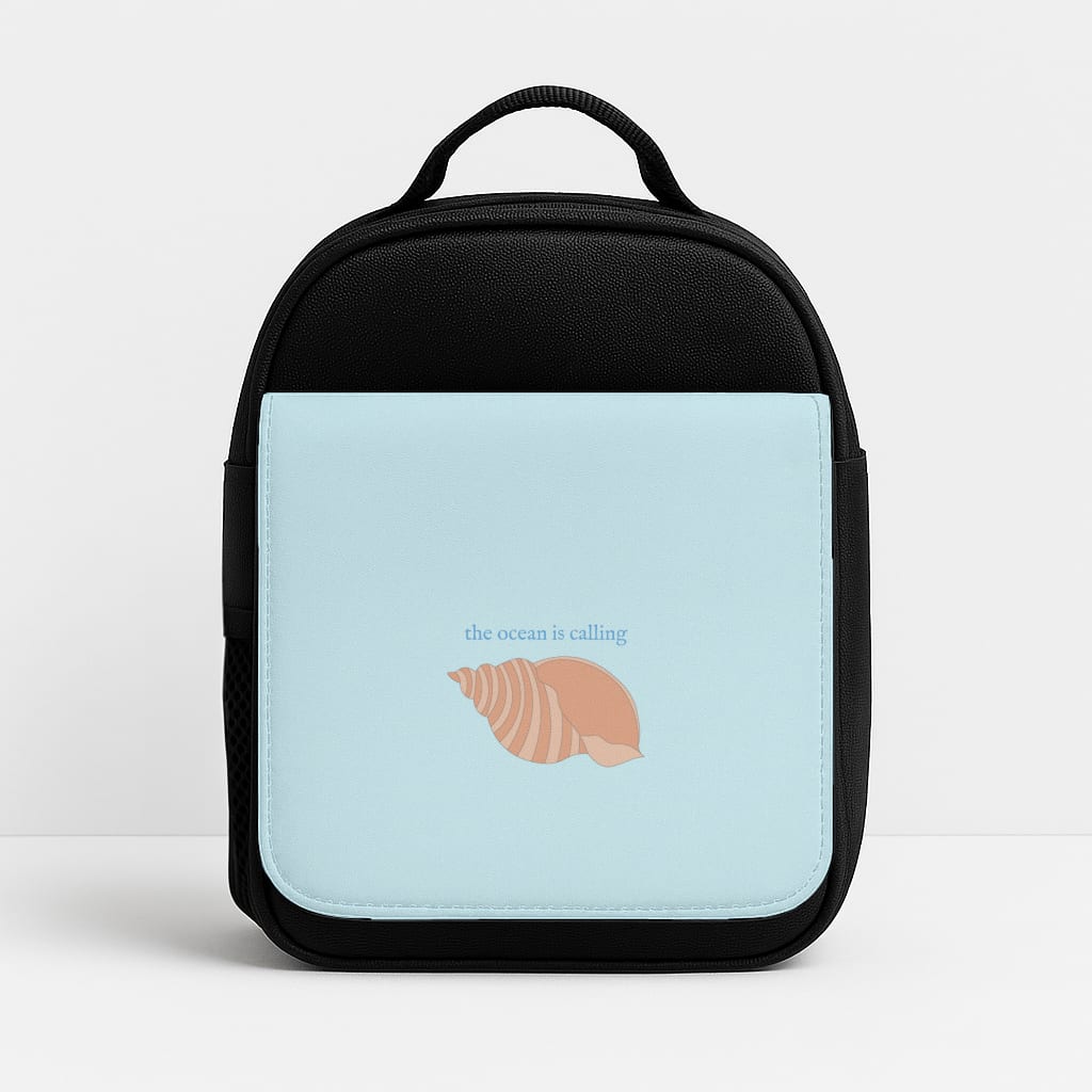 The Ocean Is Calling - Seashells Lunchbox