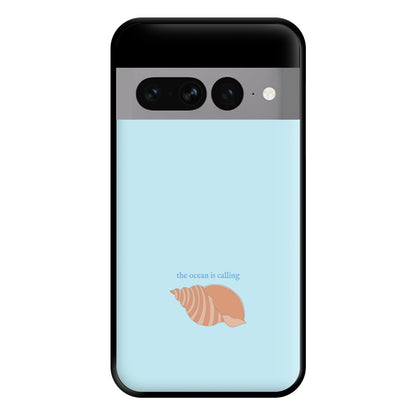 The Ocean Is Calling - Seashells Phone Case for Google Pixel 7 Pro