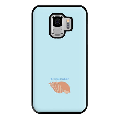 The Ocean Is Calling - Seashells Phone Case for Galaxy S9 Plus