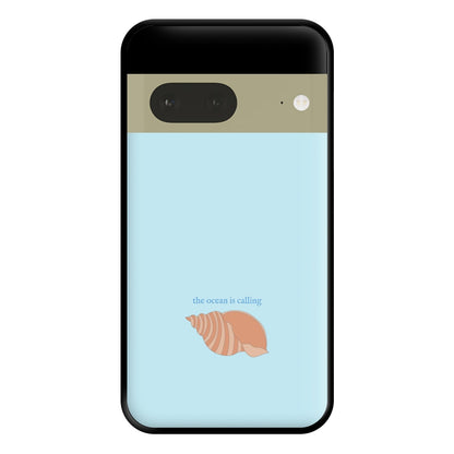 The Ocean Is Calling - Seashells Phone Case for Google Pixel 7a