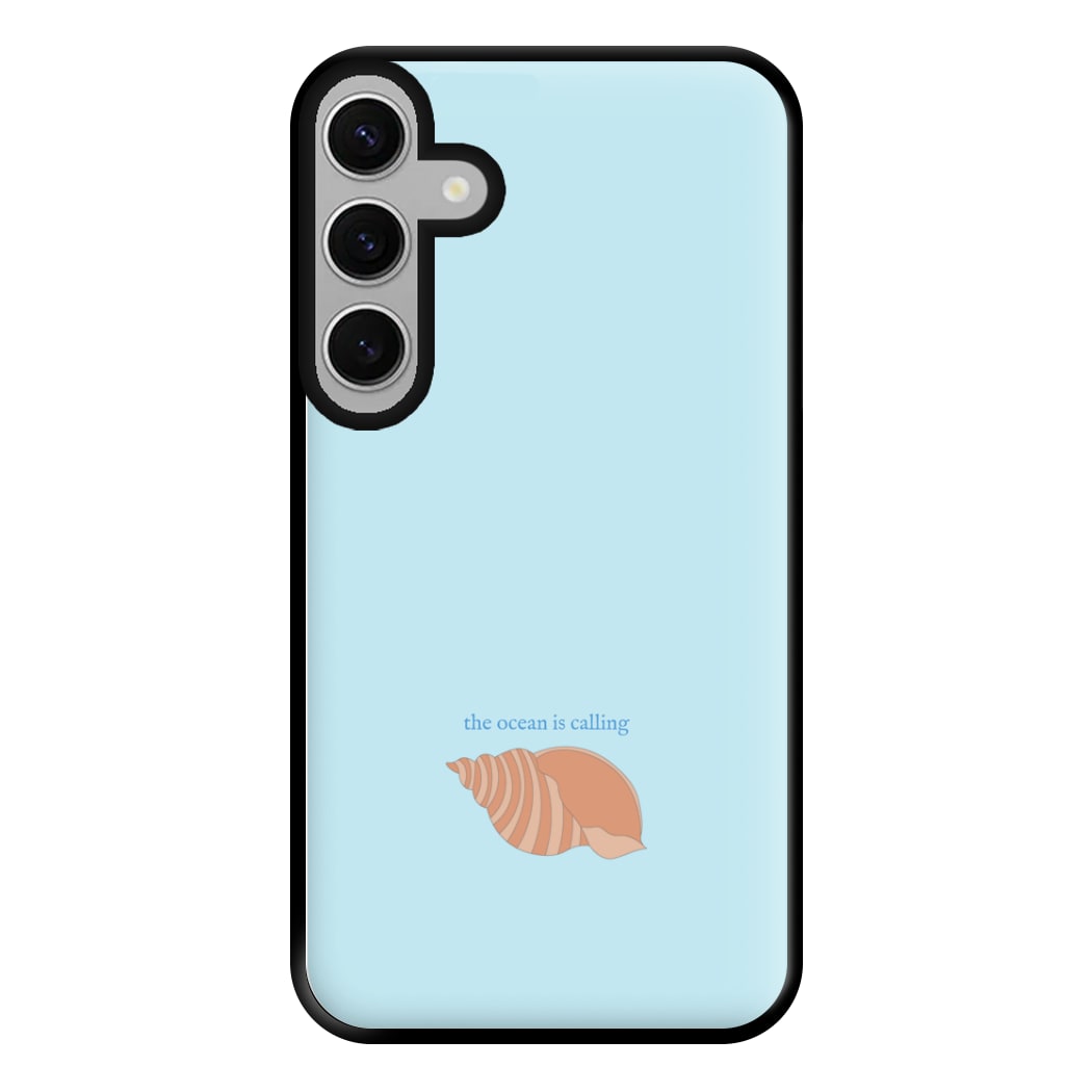 The Ocean Is Calling - Seashells Phone Case for Galaxy S24FE