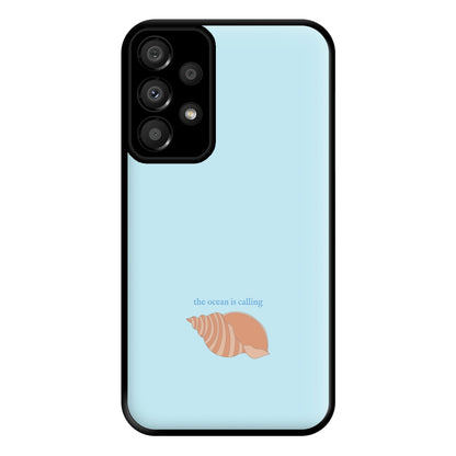 The Ocean Is Calling - Seashells Phone Case for Galaxy A33