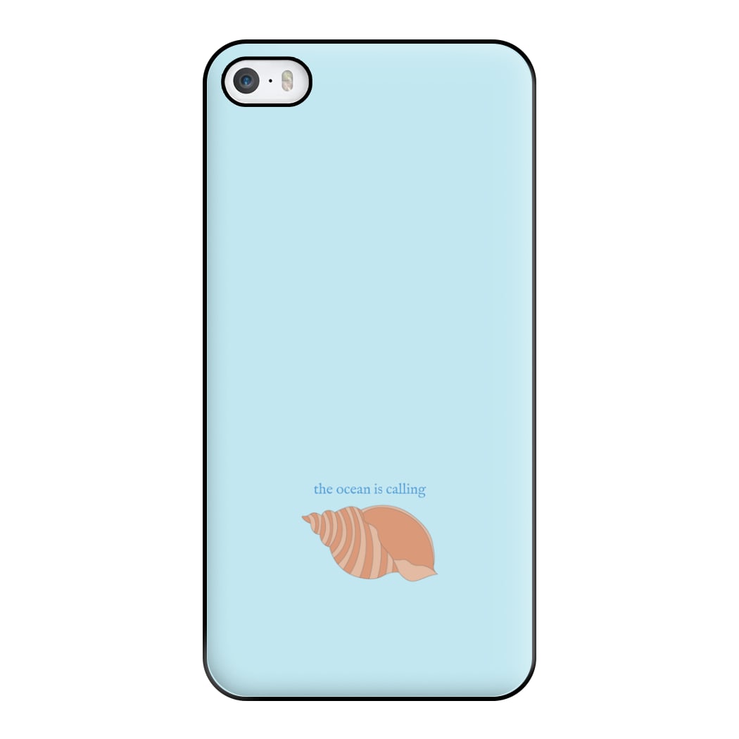 The Ocean Is Calling - Seashells Phone Case for iPhone 5 / 5s / SE 2016