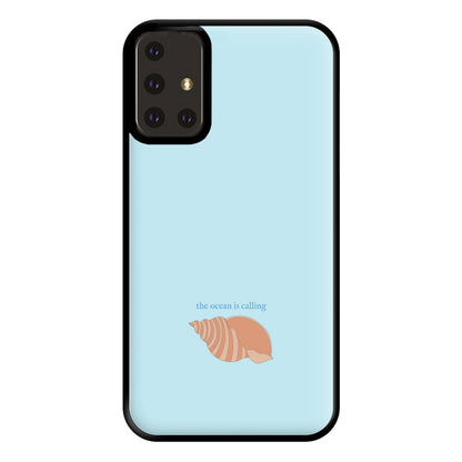 The Ocean Is Calling - Seashells Phone Case for Galaxy A71