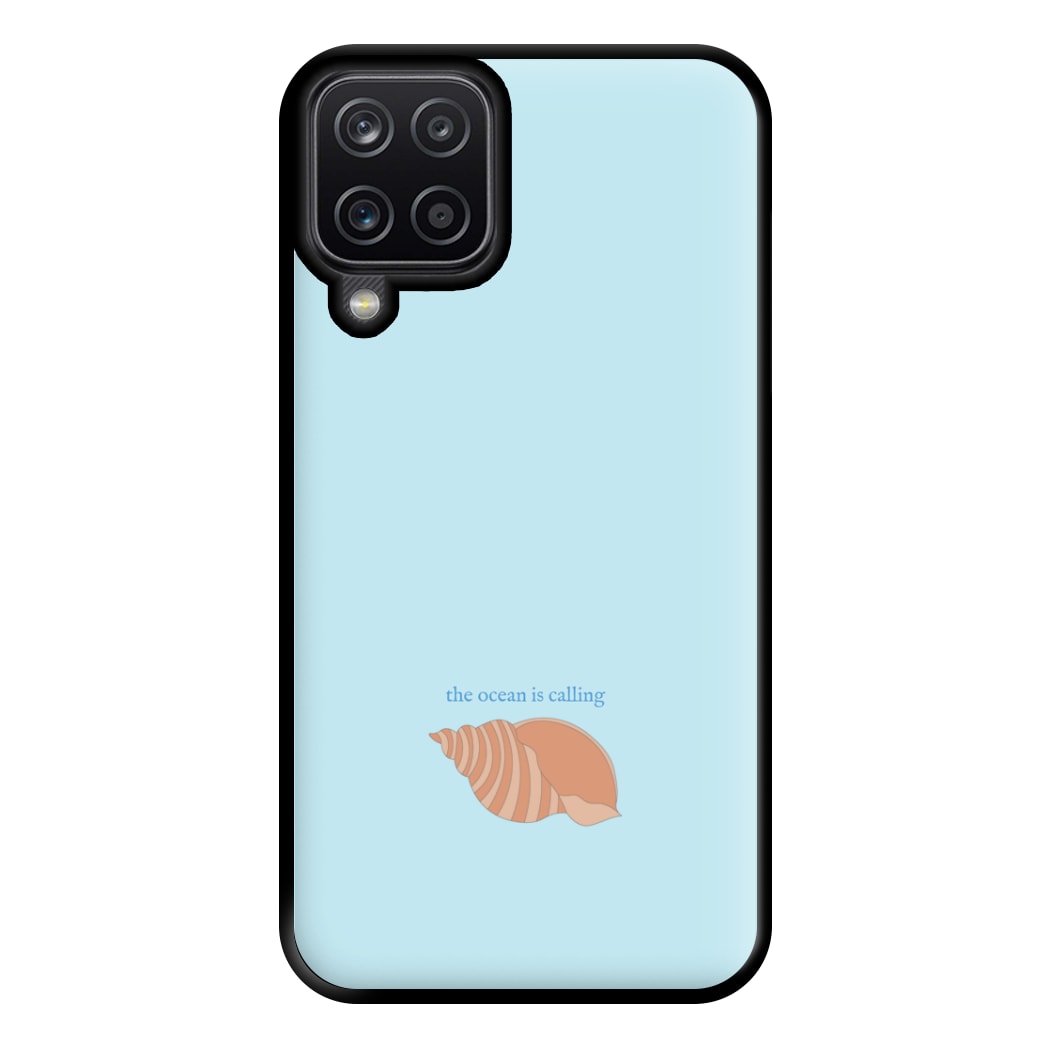 The Ocean Is Calling - Seashells Phone Case for Galaxy A12