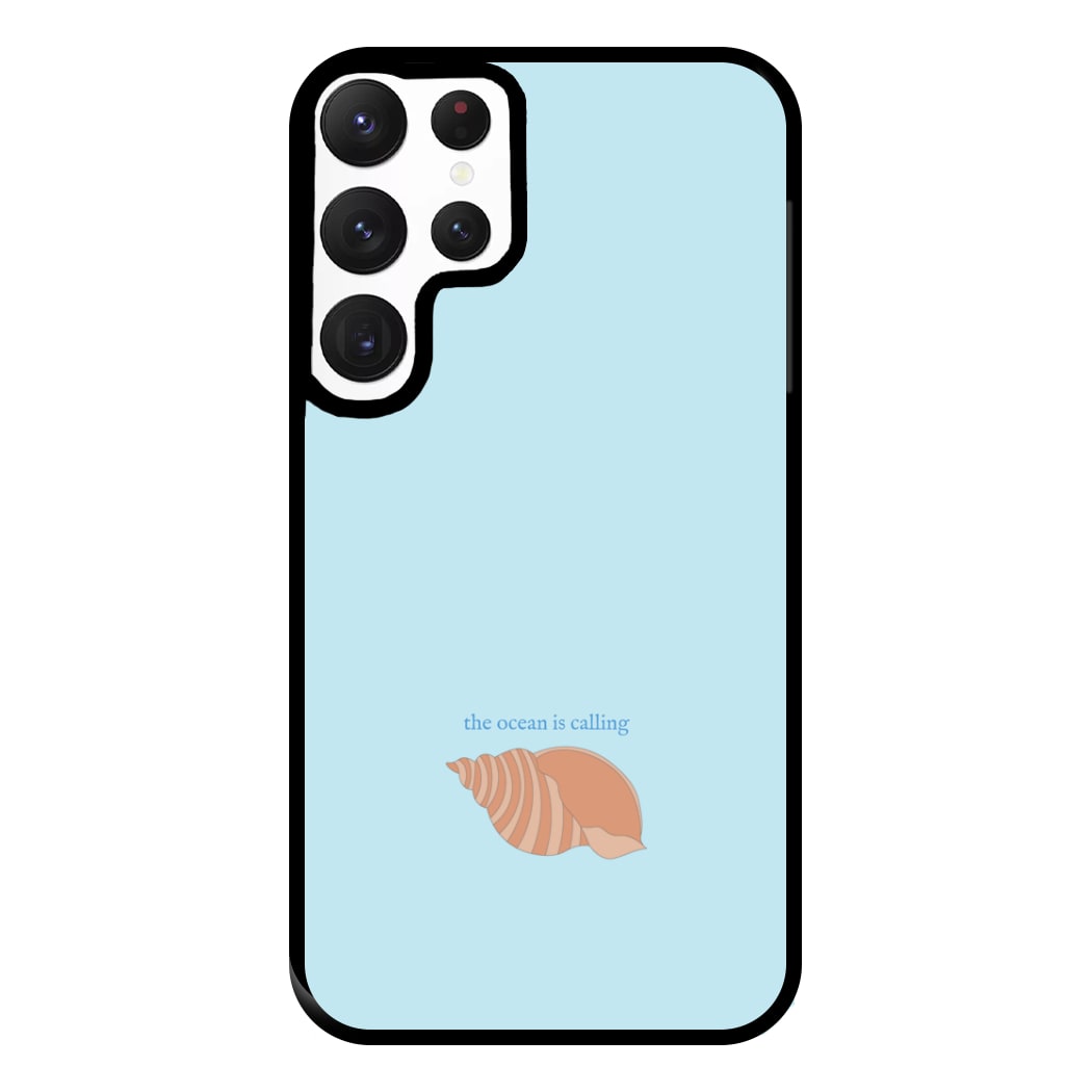 The Ocean Is Calling - Seashells Phone Case for Galaxy S22 Ultra