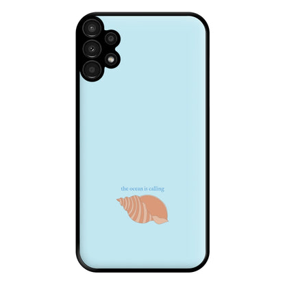 The Ocean Is Calling - Seashells Phone Case for Galaxy A13