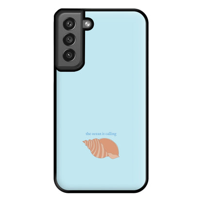 The Ocean Is Calling - Seashells Phone Case for Galaxy S21FE