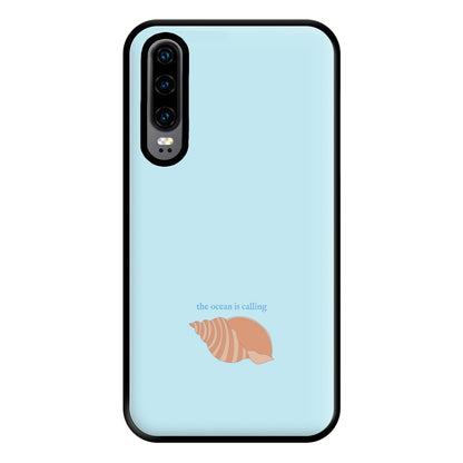 The Ocean Is Calling - Seashells Phone Case for Huawei P30